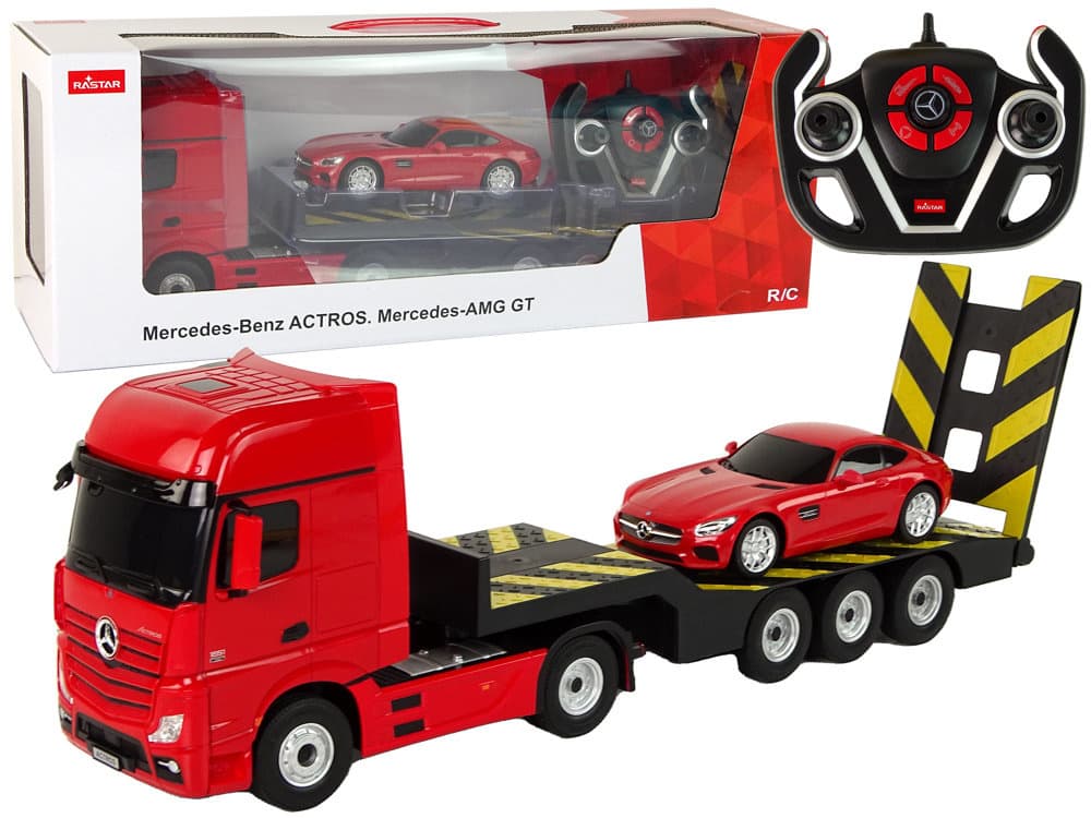 Laweta R/C Mercedes-Benz, rdeča, 1:26