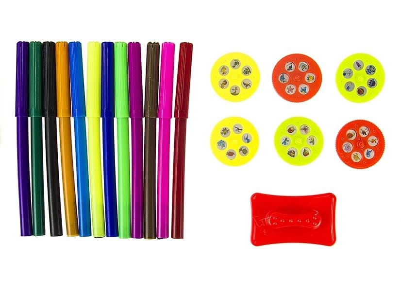 LEAN TOYS Projektor Rimska raketa za risanje, 36 slik 3