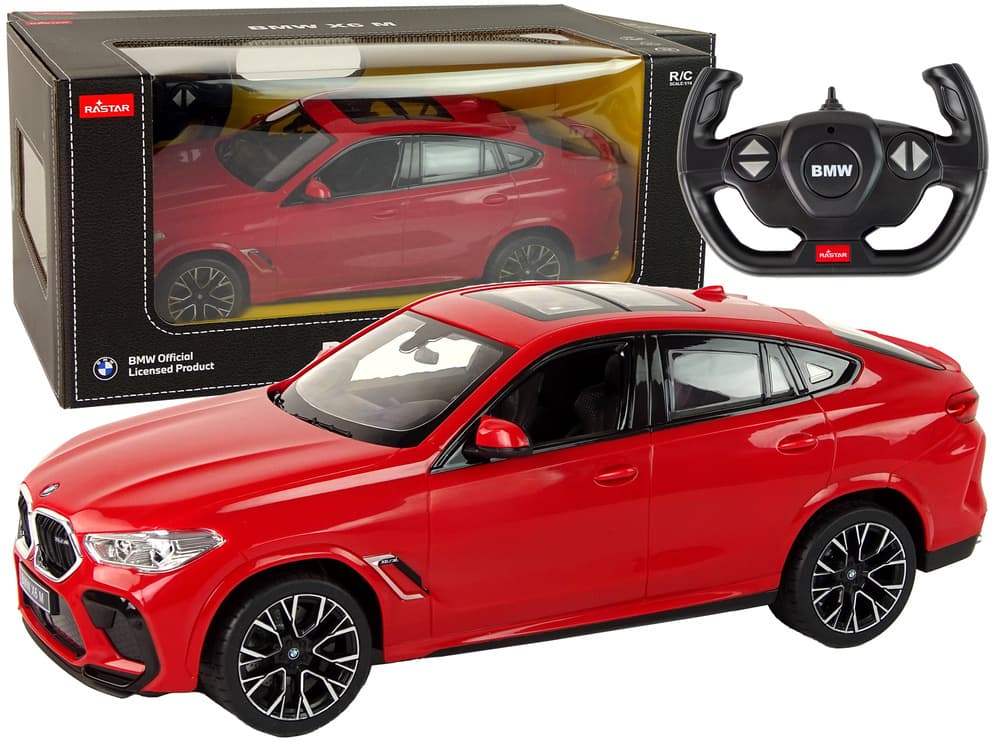 Avto R/C BMW X6 M, rdeč, 1:14
