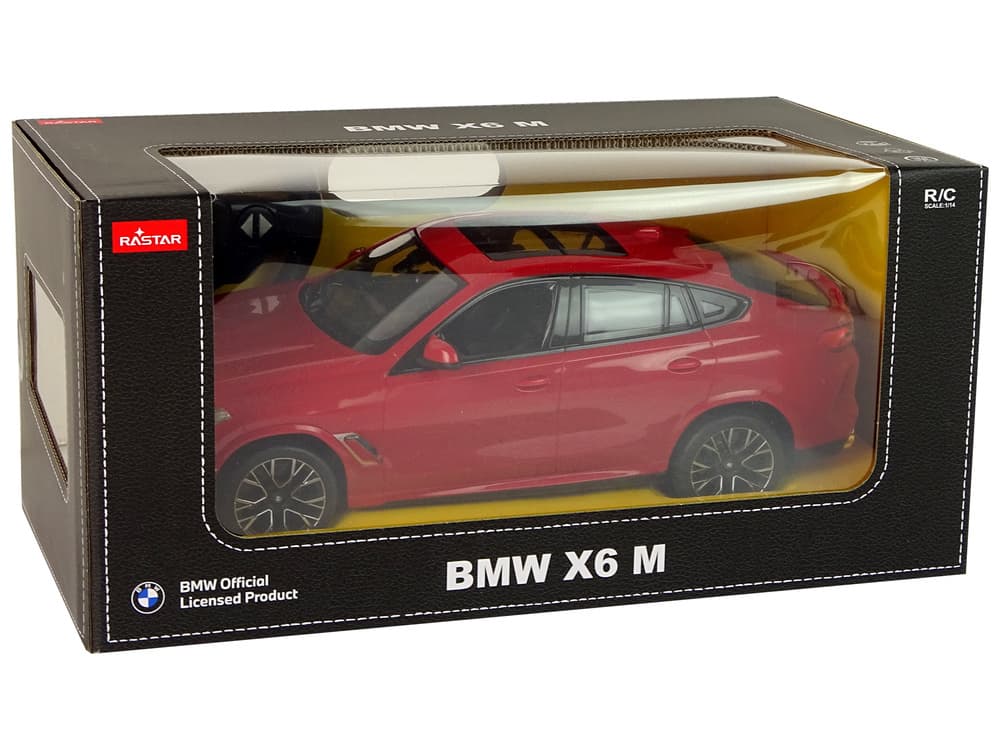 Avto R/C BMW X6 M, rdeč, 1:14 8