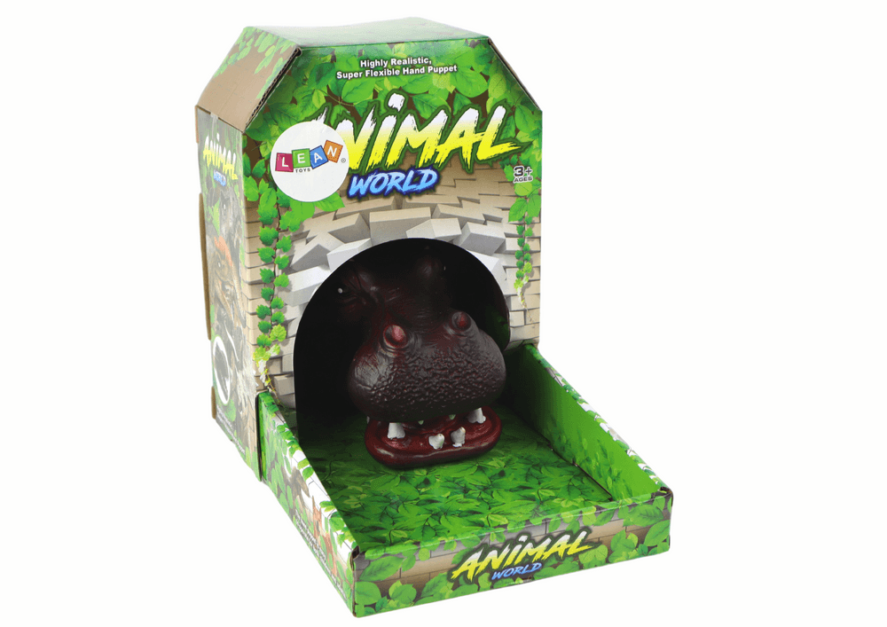 Ročna lutka LEAN TOYS nilski konj 5