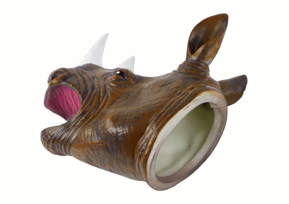 Ročna lutka LEAN TOYS Nosorog, rjava 4