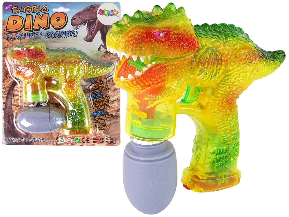 Pihalnik milnih mehurčkov LEAN TOYS Dinozaver, jajček