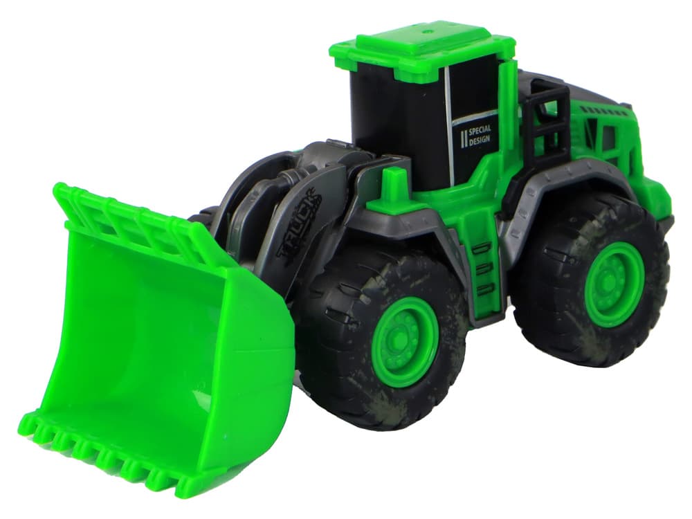 Komplet zelenih traktorjev LEAN TOYS za kmetijo, 4 kosi. 2