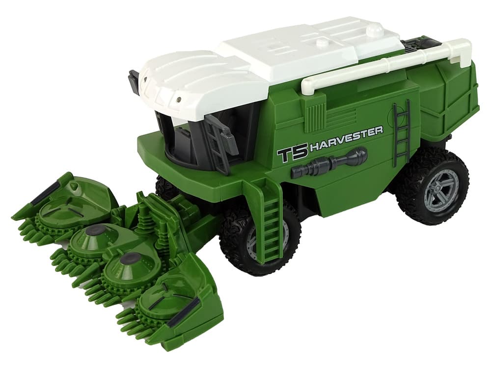 Kombajn LEAN TOYS R/C T5 Harvester, zelen, s lučkami 2