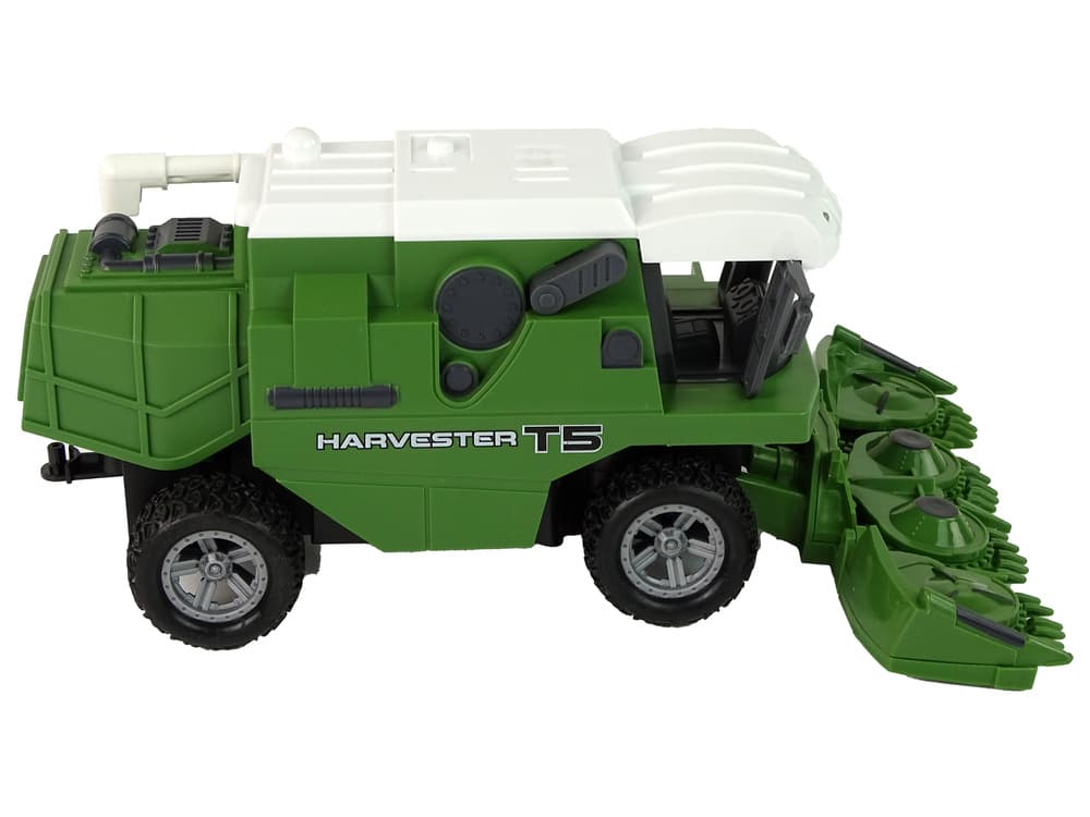 Kombajn LEAN TOYS R/C T5 Harvester, zelen, s lučkami 4