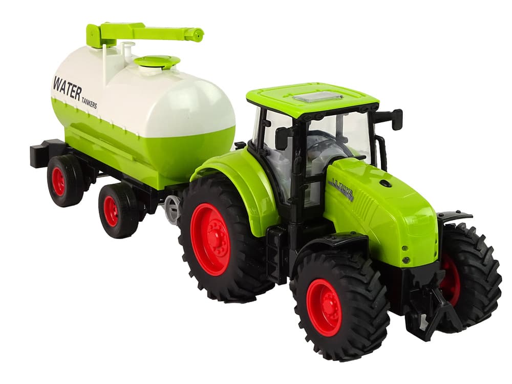 Traktor z vlečno prikolico LEAN TOYS, zelen, s prikolico 4