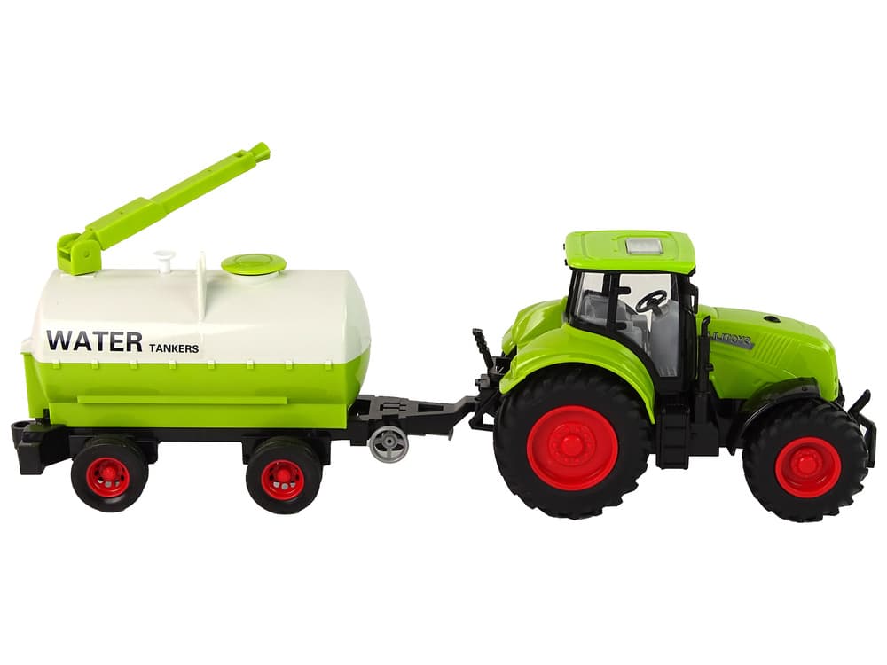 Traktor z vlečno prikolico LEAN TOYS, zelen, s prikolico 5