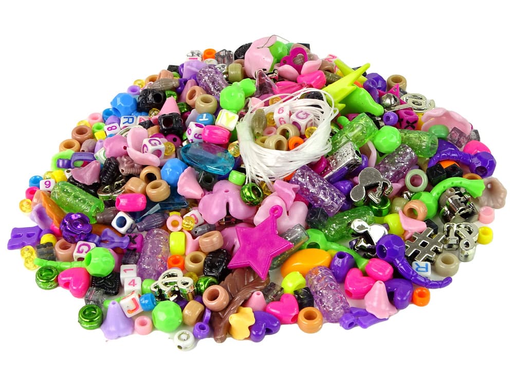 Komplet pisanih kroglic LEAN TOYS za DIY nakit 2