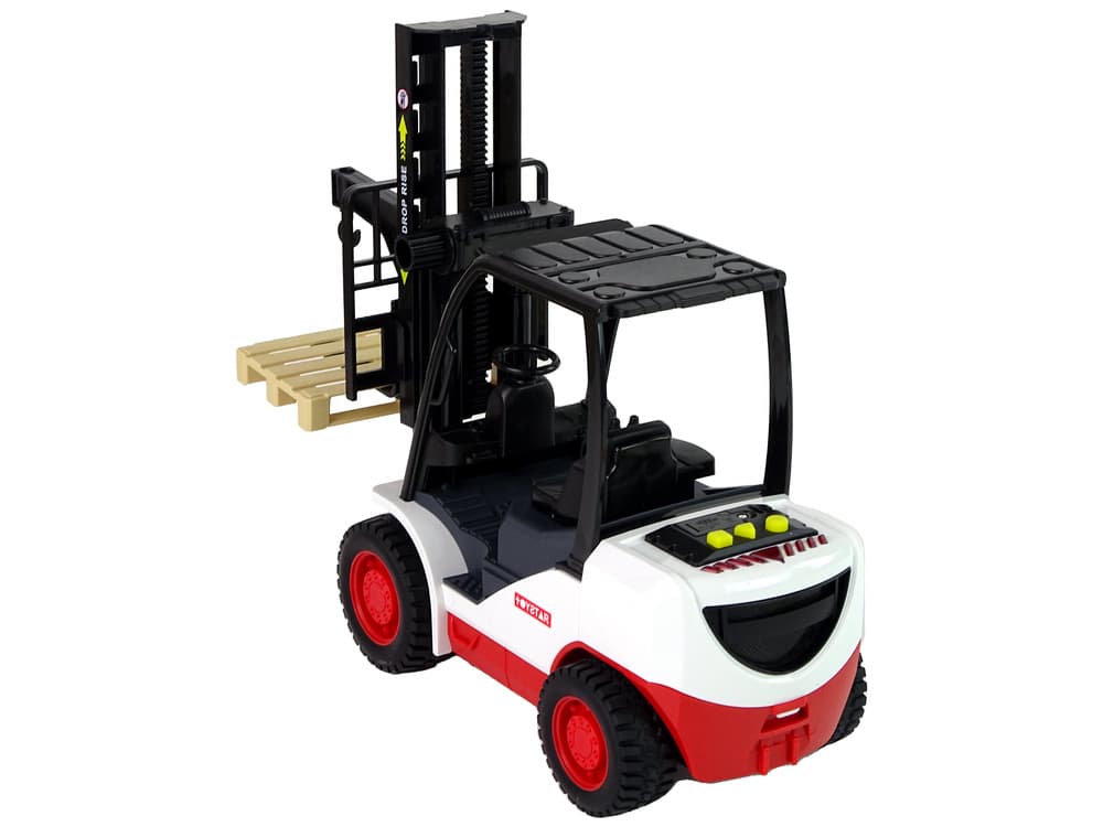 LEAN TOYS Viličar s premakljivim vilicami in paleto 3