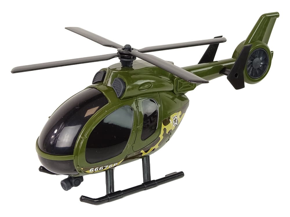 LEAN TOYS Vojaški set: tank, helikopter 3