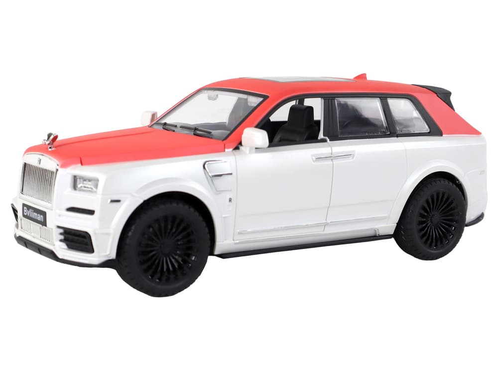 LEAN TOYS RC Avto, 1:20, belo-rdeč, daljinsko voden 2
