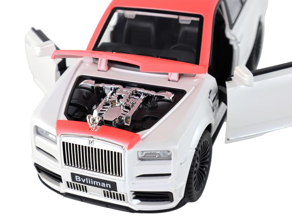 LEAN TOYS RC Avto, 1:20, belo-rdeč, daljinsko voden 3