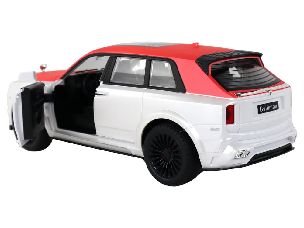 LEAN TOYS RC Avto, 1:20, belo-rdeč, daljinsko voden 4