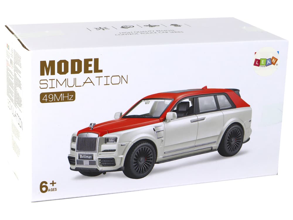 LEAN TOYS RC Avto, 1:20, belo-rdeč, daljinsko voden 8