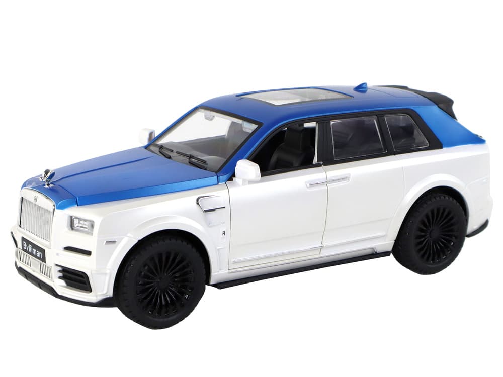 LEAN TOYS RC Avto, 1:20, belo-modri, daljinsko voden 2