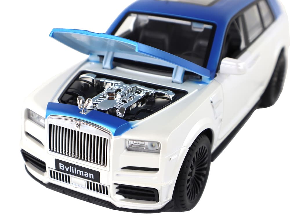 LEAN TOYS RC Avto, 1:20, belo-modri, daljinsko voden 4