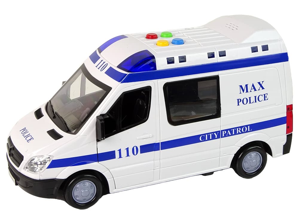 LEAN TOYS Policijsko vozilo, frikcijski pogon, luči, zvoki 2