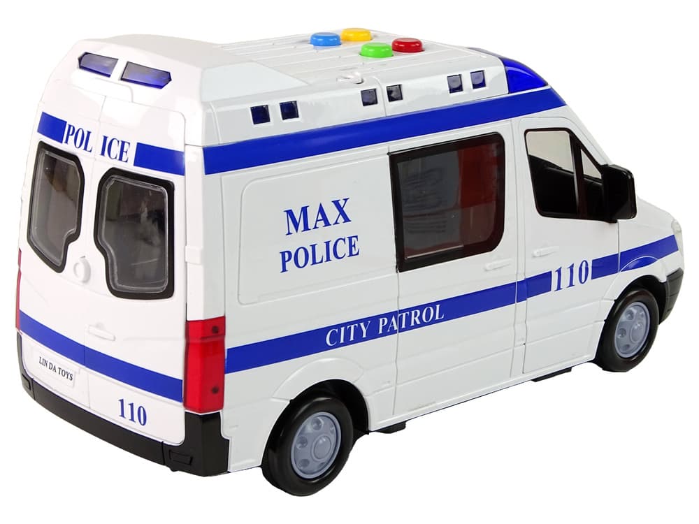 LEAN TOYS Policijsko vozilo, frikcijski pogon, luči, zvoki 4