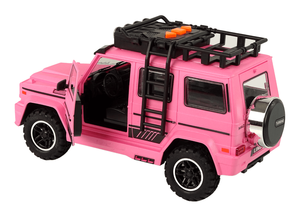 LEAN TOYS Terensko vozilo, roza, V12 Turbine 3