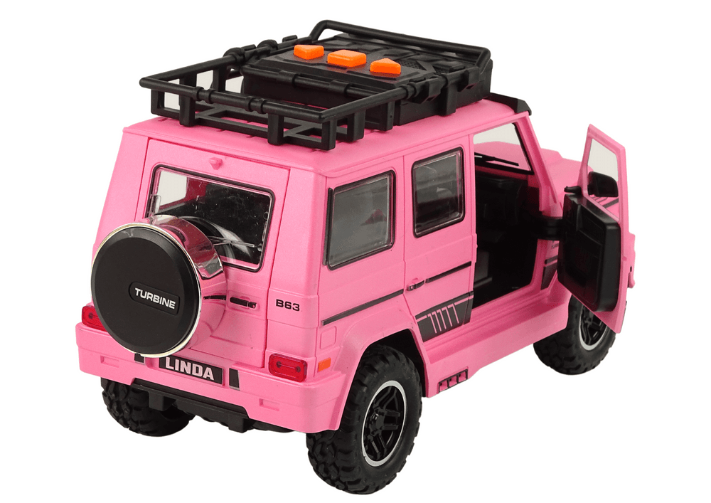 LEAN TOYS Terensko vozilo, roza, V12 Turbine 4