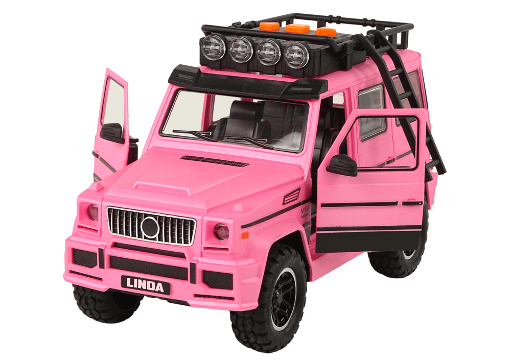 LEAN TOYS Terensko vozilo, roza, V12 Turbine 2
