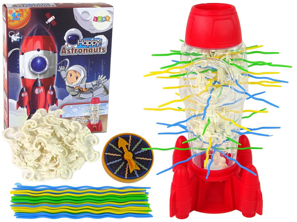LEAN TOYS Igra Zgradba Raketa Kolesce Igre z Astronavti