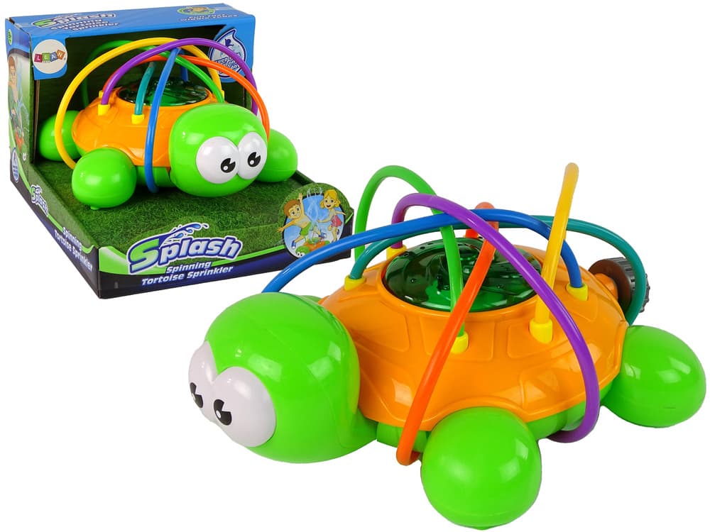 LEAN TOYS Vodna fontana Želva, zelena, za vrt