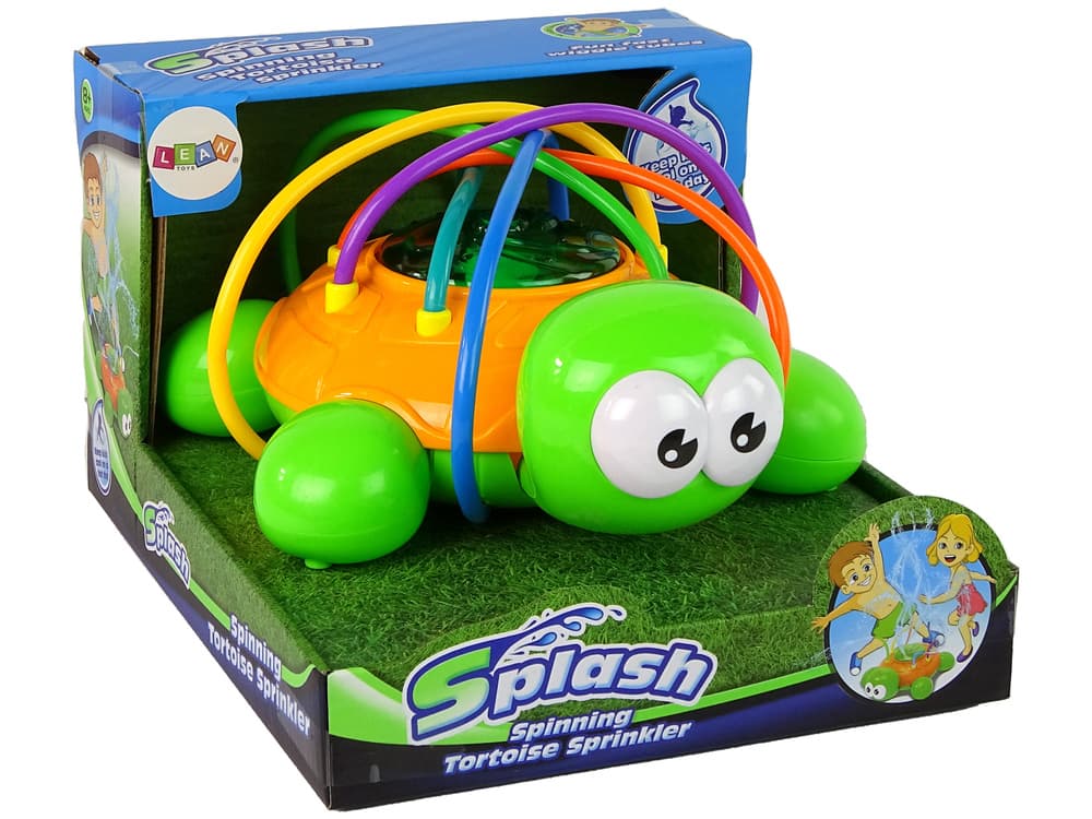 LEAN TOYS Vodna fontana Želva, zelena, za vrt 4