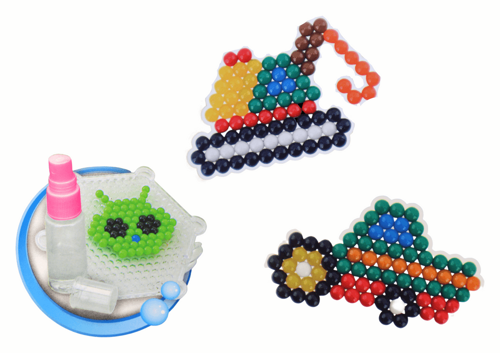 Komplet vodnih koralidkov LEAN TOYS, 8 barv, gradbena vozila 3