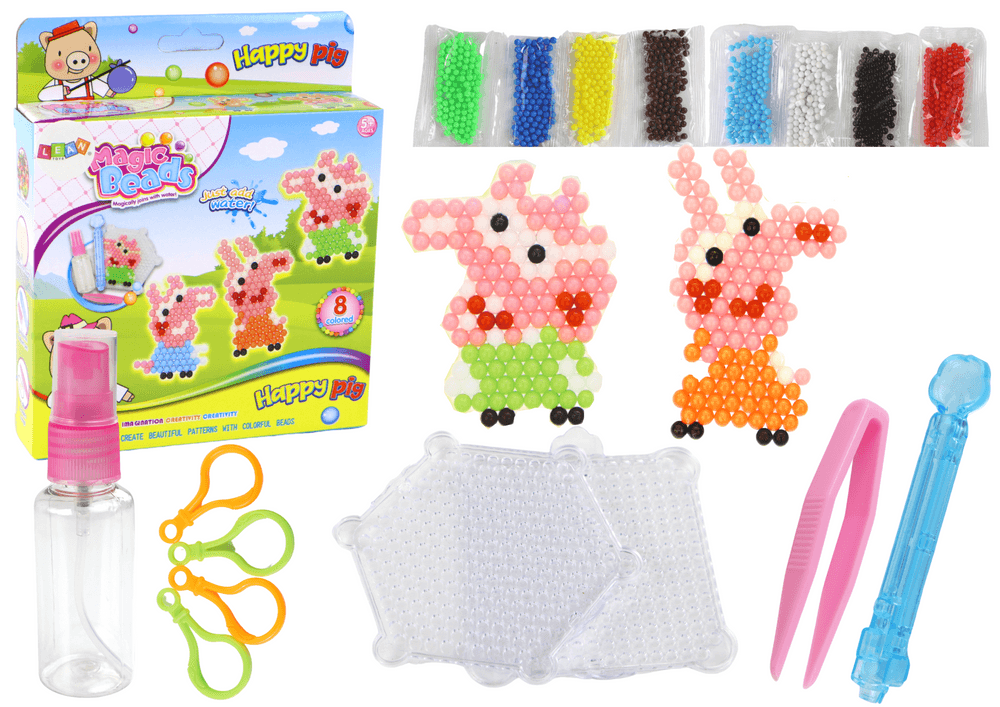 Komplet vodnih koralov LEAN TOYS DIY, 8 barv