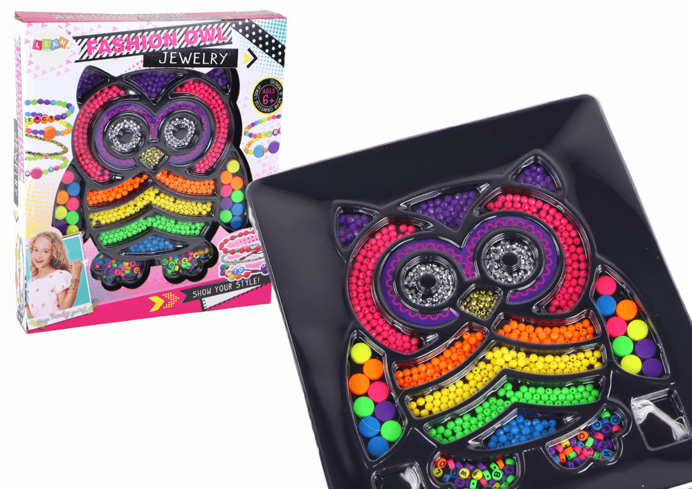 Set za nakit »Sova« DIY, 3000 kroglic