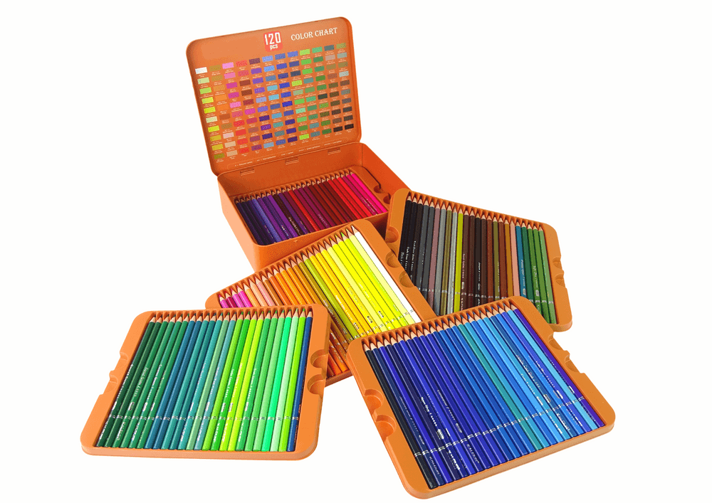 LEAN Komplet 120 krede v organizatorju 2