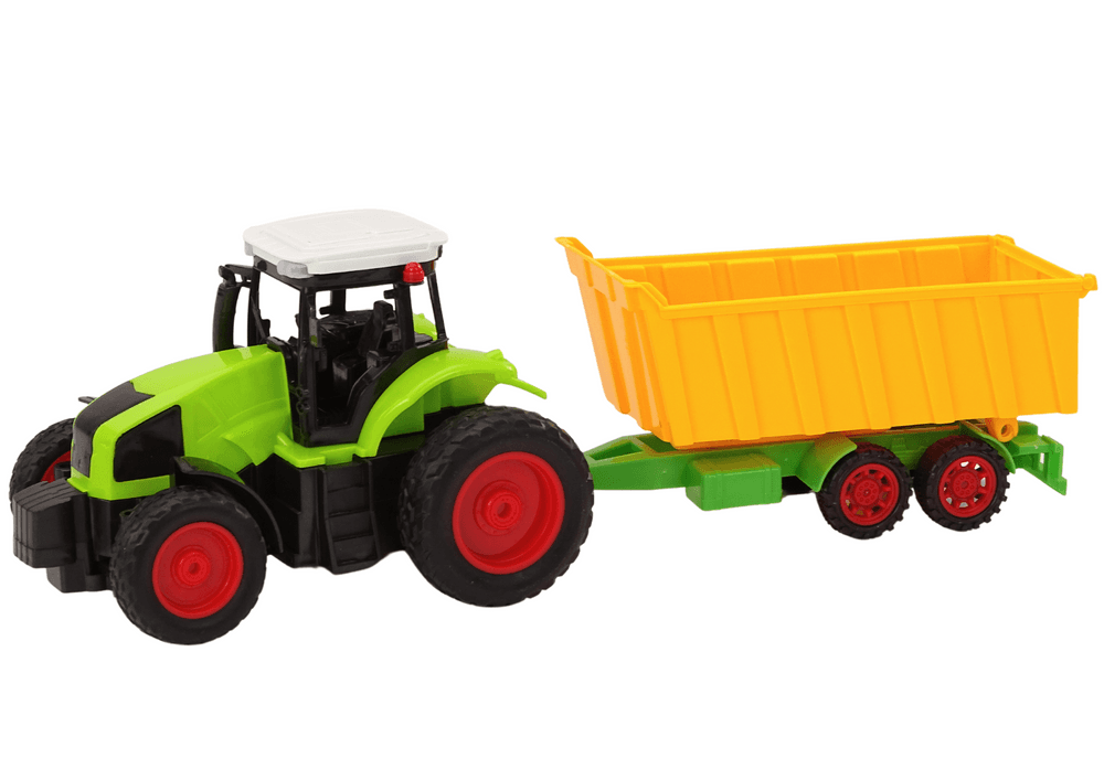 Traktor na daljinsko vodenje RC s prikolico 1:16, zelena 2
