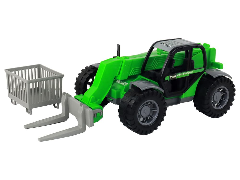 Kmetijski stroj traktor z dvigalom, zelena 2