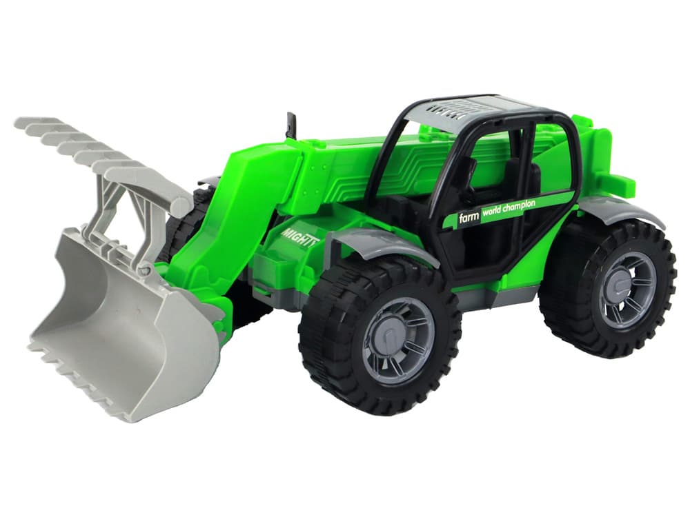 Kmetijski stroj traktor z dvigalom, zelena 3