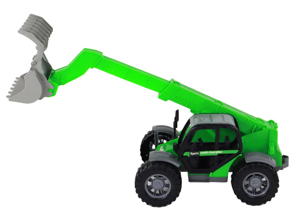 Kmetijski stroj traktor z dvigalom, zelena 4
