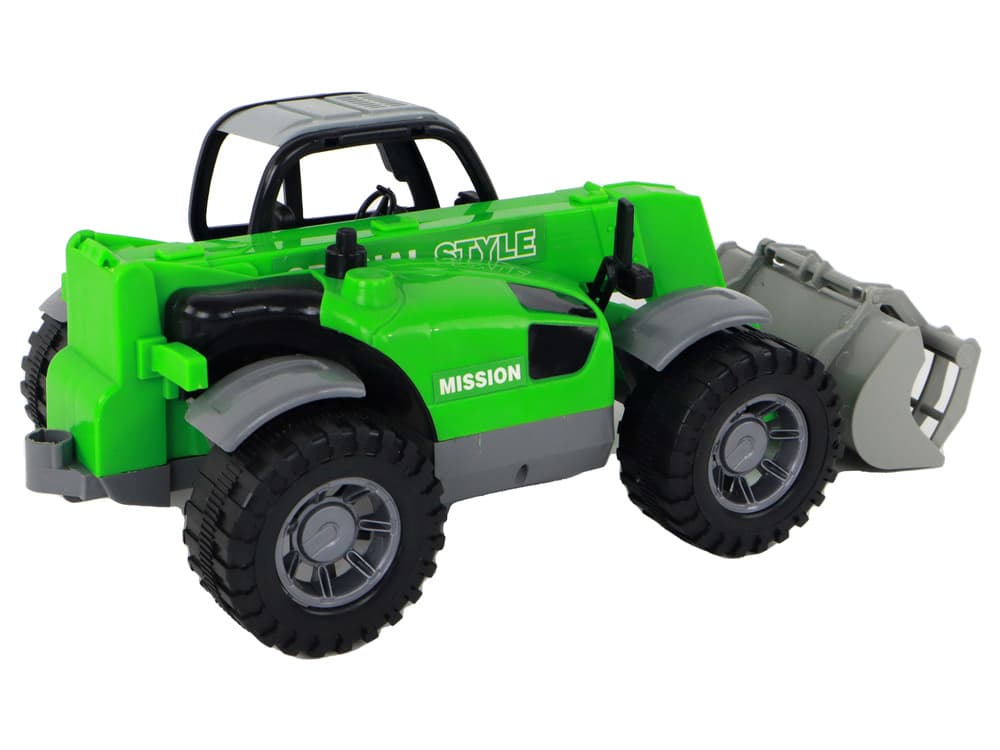 Kmetijski stroj traktor z dvigalom, zelena 5