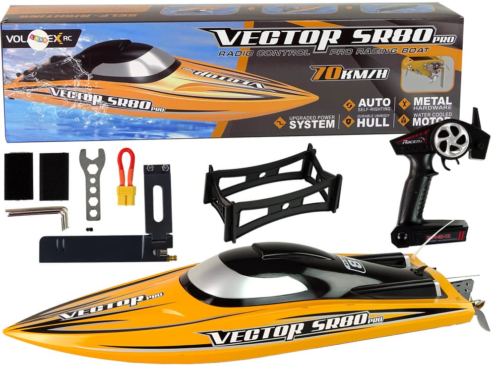 Motorna ladja RC Brushless ARTR SR 80 PRO 74 km/h, rumena