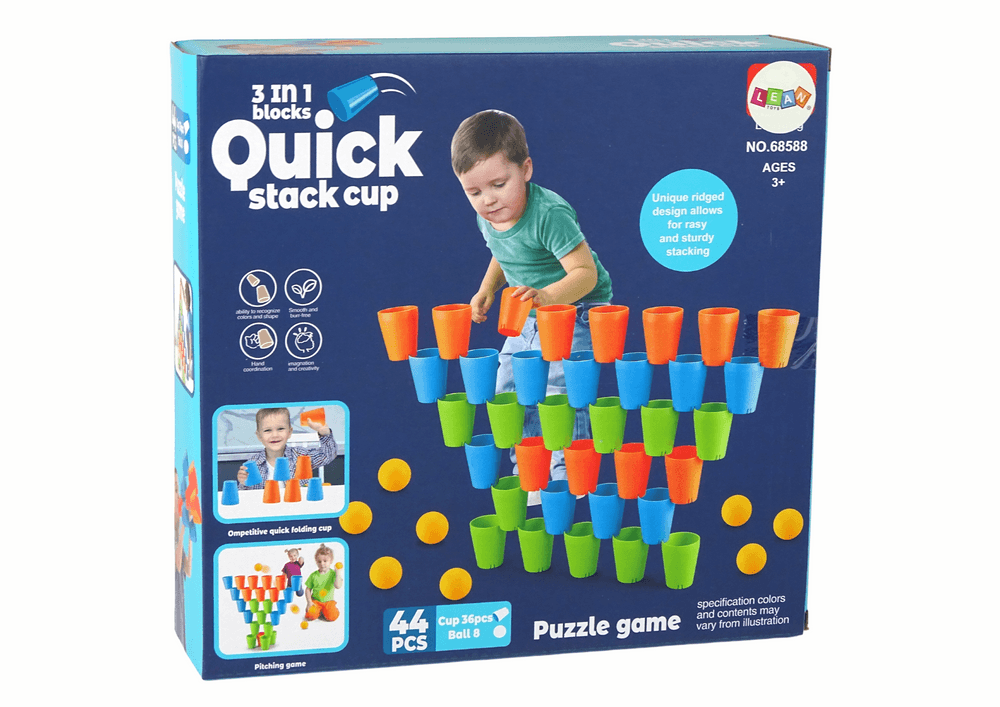 Sestavljanka "Kubeczki" 3 v 1, 44 elementi 4