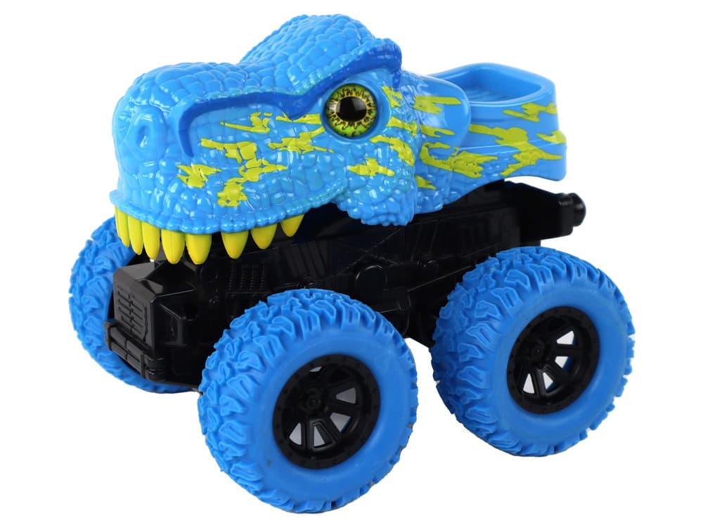 LEAN TOYS Terenski Vozilo Tyranozaver Rex na vzgon – modra 2