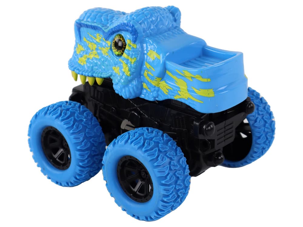 LEAN TOYS Terenski Vozilo Tyranozaver Rex na vzgon – modra 3