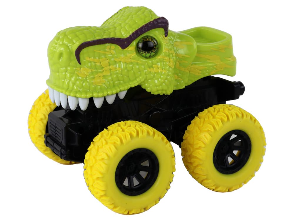 LEAN TOYS Terenski Vozilo Tyranozaver Rex na vzgon – zelena 2