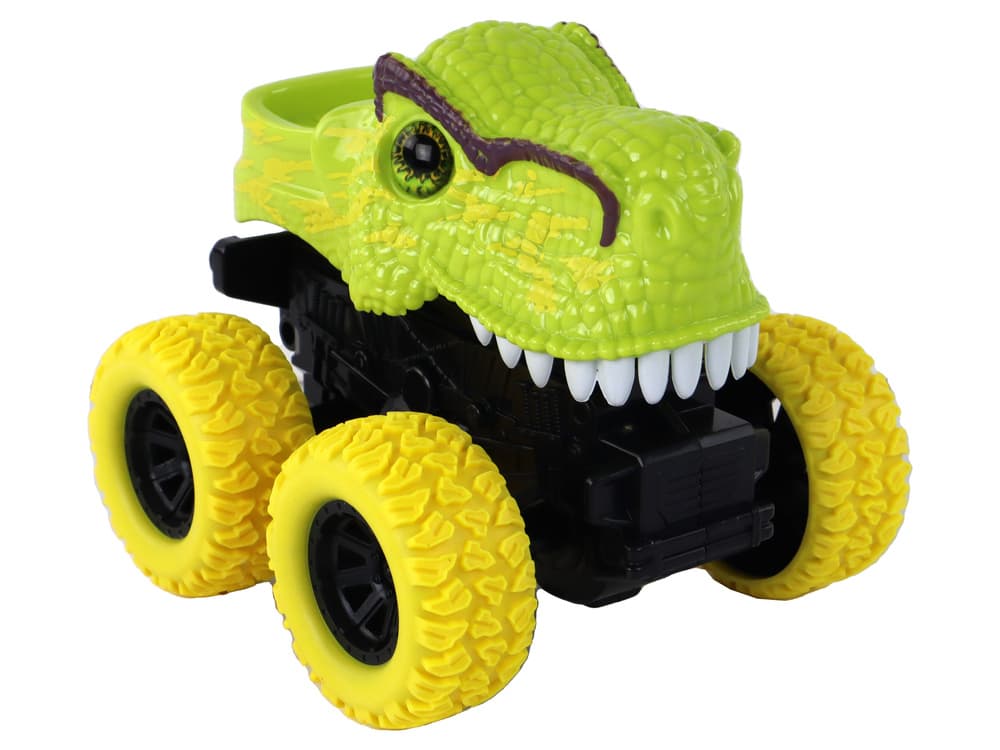 LEAN TOYS Terenski Vozilo Tyranozaver Rex na vzgon – zelena 5