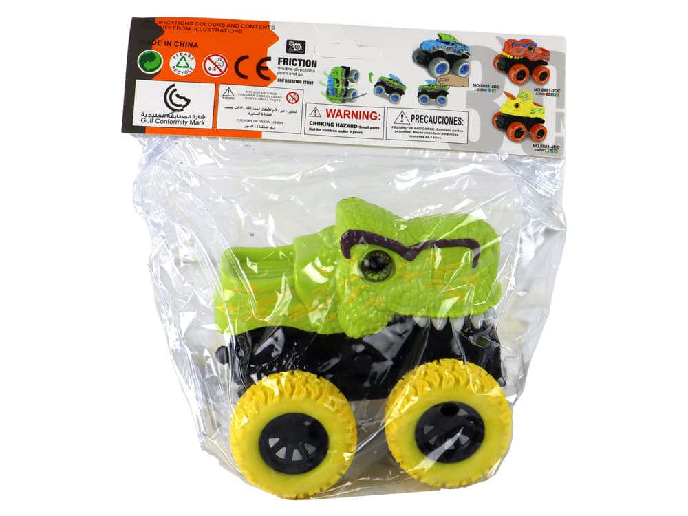 LEAN TOYS Terenski Vozilo Tyranozaver Rex na vzgon – zelena 6