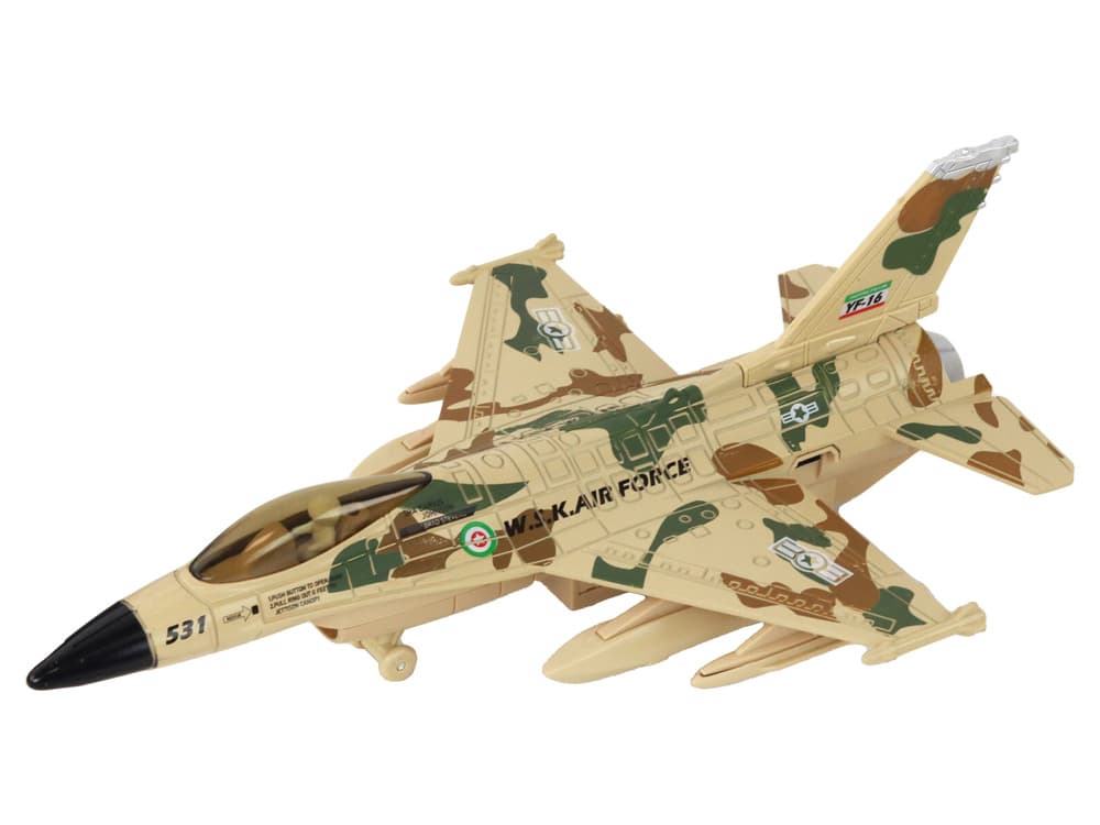 LEAN TOYS Vojaški letalski model MYŚLIWIEC – kamuflaža 4