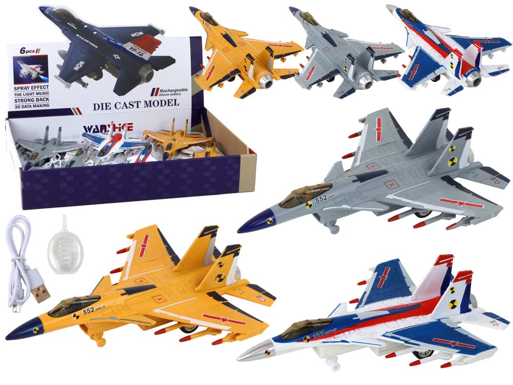 LEAN TOYS Letalski model MYŚLIWIEC – mešanica barv
