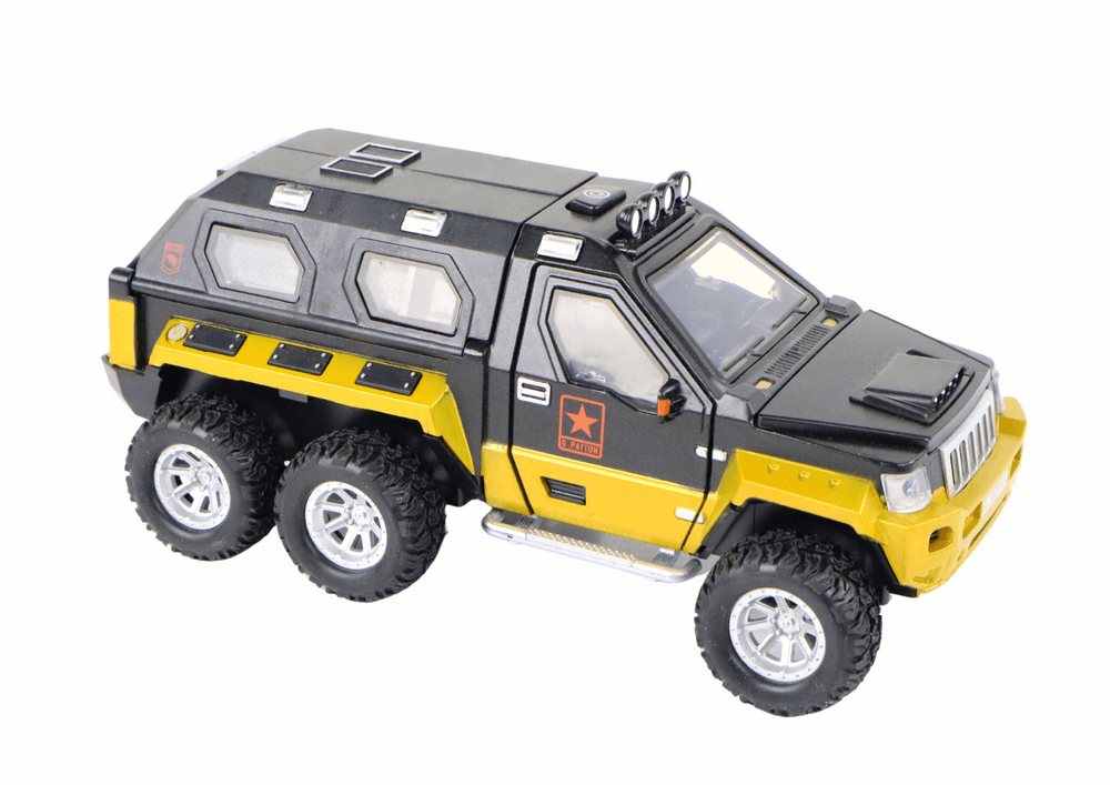LEAN TOYS Vozilo z topom, zvoki in lučmi – 3 barve 2