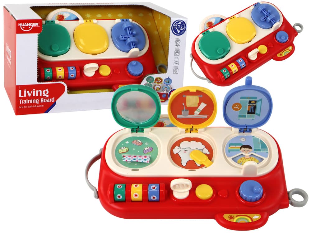 Interaktivna izobraževalna tablica LEAN TOYS, rdeča