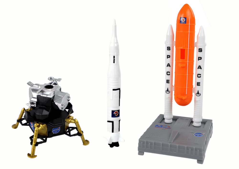 Set vesoljskih figuric LEAN TOYS s satelitom in robotom, 8 kosov 3